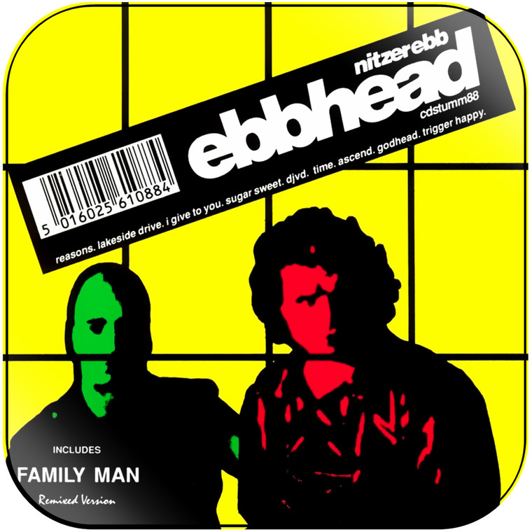 Nitzer Ebb Ebbhead Album Cover Sticker