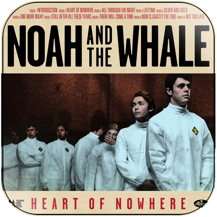 Noah and the Whale Heart Of Nowhere Album Cover Sticker