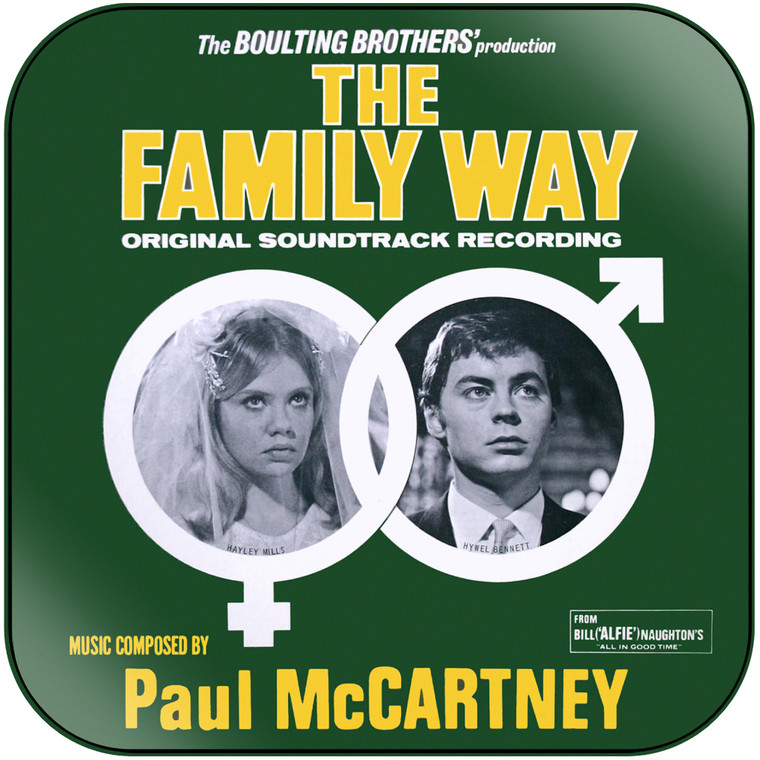 Paul McCartney The Family Way Album Cover Sticker