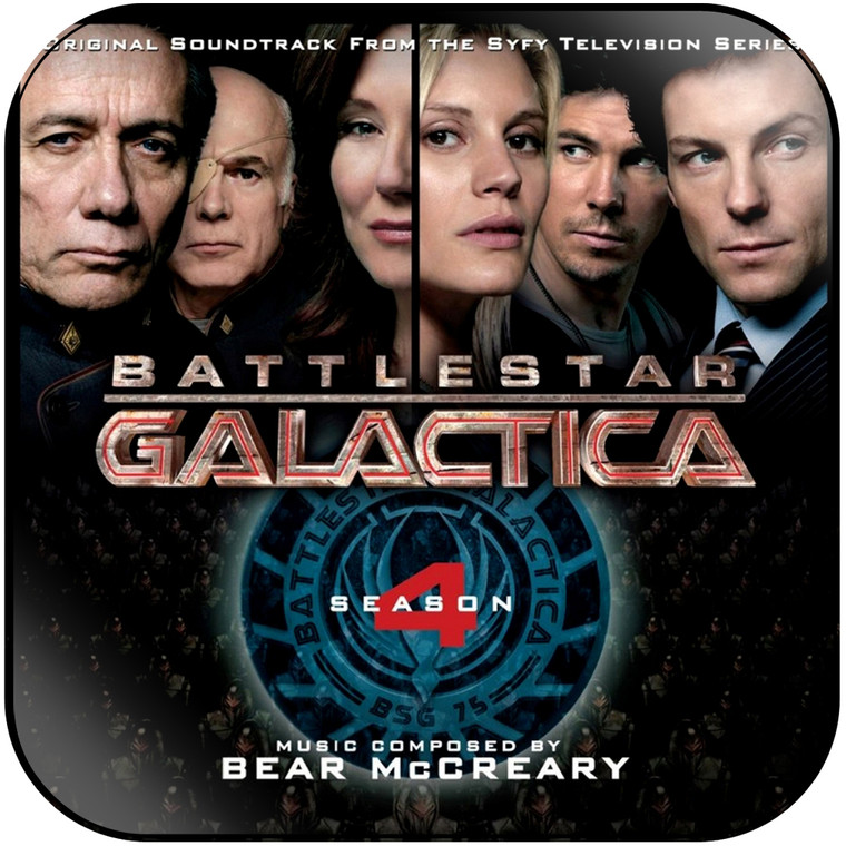Bear McCreary Battlestar Galactica Season 4 Album Cover Sticker
