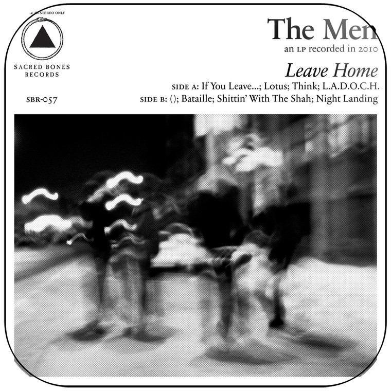 The Men Leave Home Album Cover Sticker