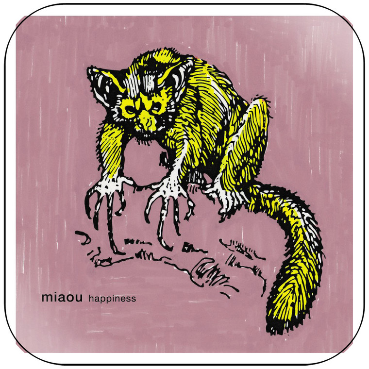 Miaou Happiness Album Cover Sticker