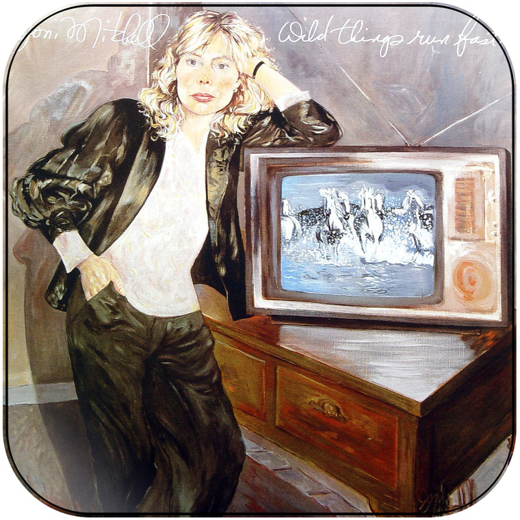 Joni Mitchell Wild Things Run Fast Album Cover Sticker