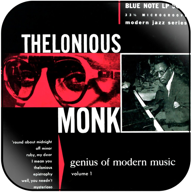 Thelonious Monk Genius Of Modern Music Volume 1 Album Cover Sticker