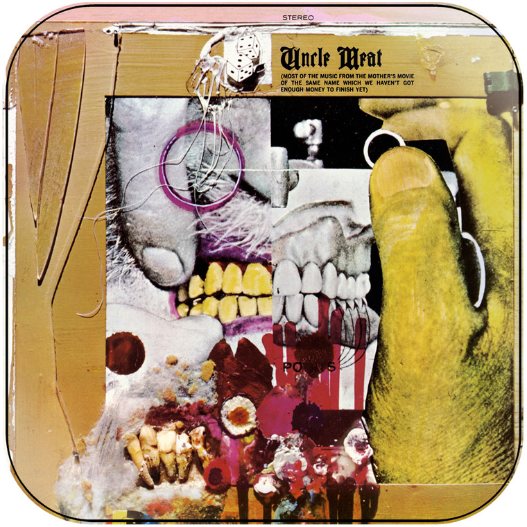 The Mothers of Invention Uncle Meat-1 Album Cover Sticker