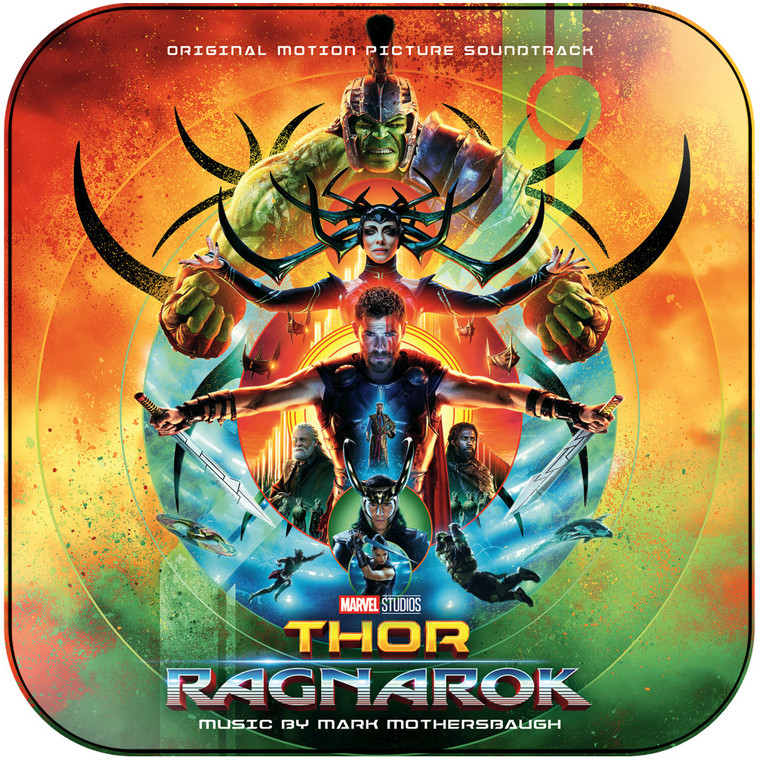 Mark Mothersbaugh Thor Ragnarok Album Cover Sticker