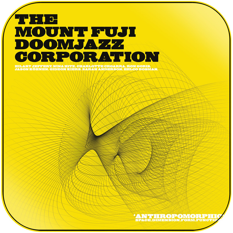 The Mount Fuji Doomjazz Corporation Anthropomorphic Album Cover Sticker