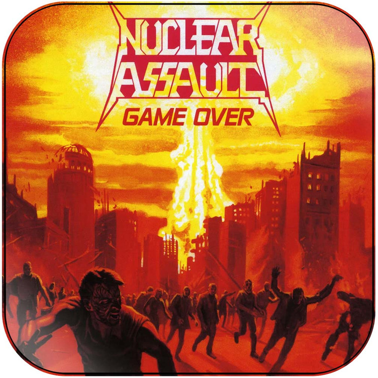 Nuclear Assault Game Over Album Cover Sticker