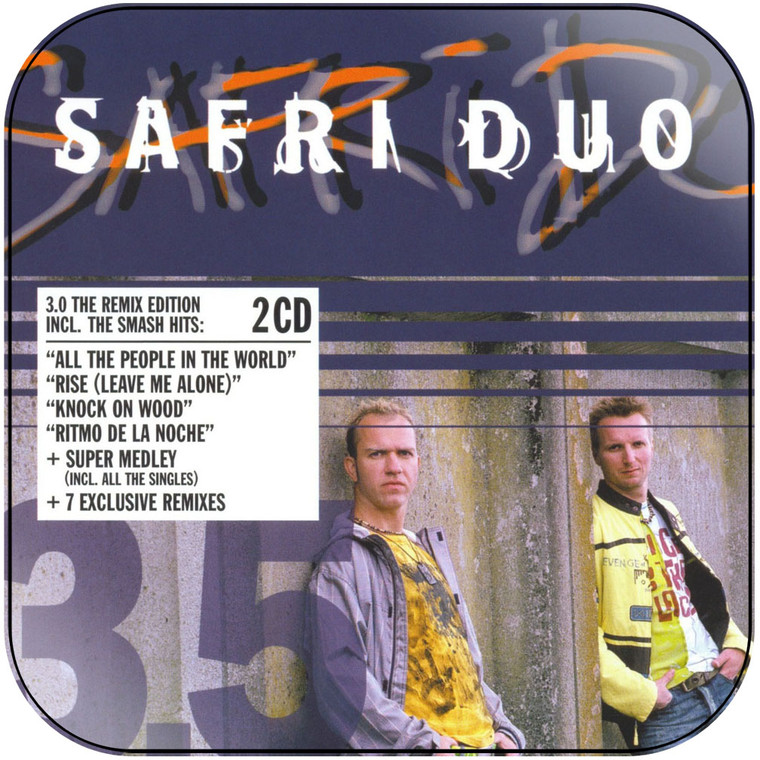 Safri Duo 35 Album Cover Sticker
