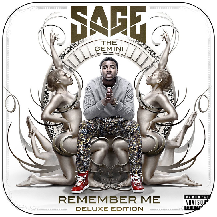 Sage The Gemini Remember Me Album Cover Sticker