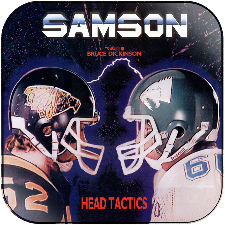 Samson Head Tactics Album Cover Sticker