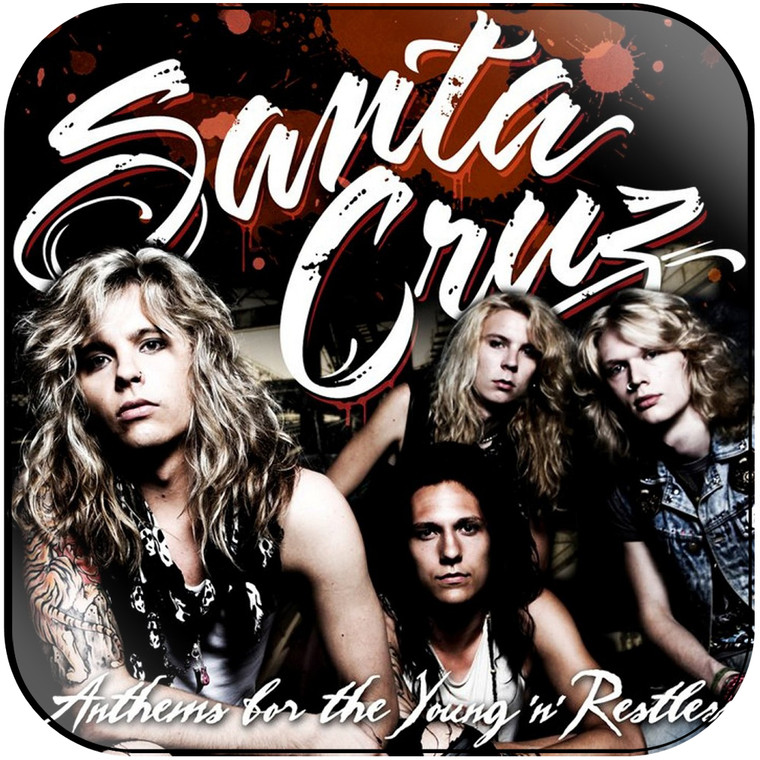 Santa Cruz Anthems For The Young N Restless Album Cover Sticker Santa Cruz Anthems For The Young N Restless Album Cover Sticker