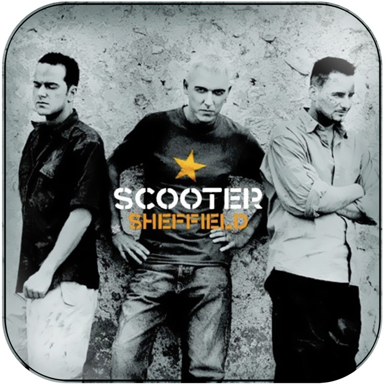 Scooter Sheffield Album Cover Sticker