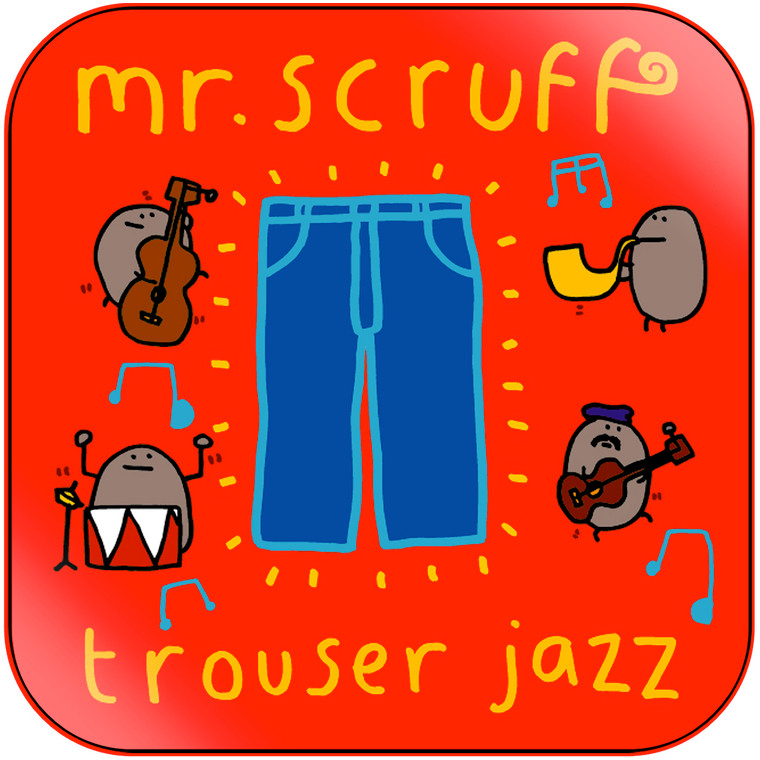 Mr Scruff Trouser Jazz Album Cover Sticker