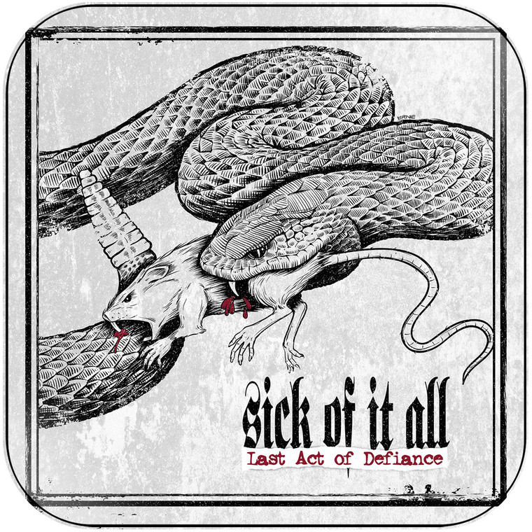 Sick of It All Last Act Of Defiance Album Cover Sticker