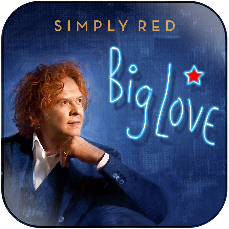 Simply Red Big Love Album Cover Sticker