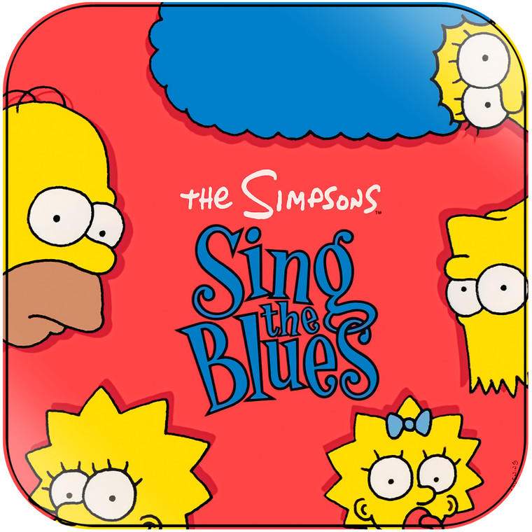 The Simpsons The Simpsons Sing The Blues Album Cover Sticker