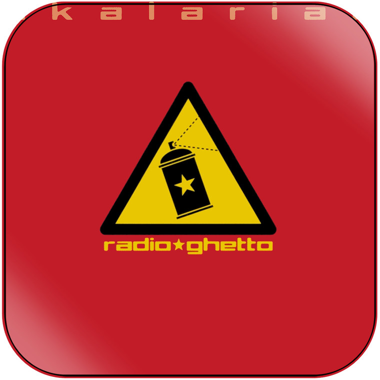 Skalariak Radio Ghetto Album Cover Sticker