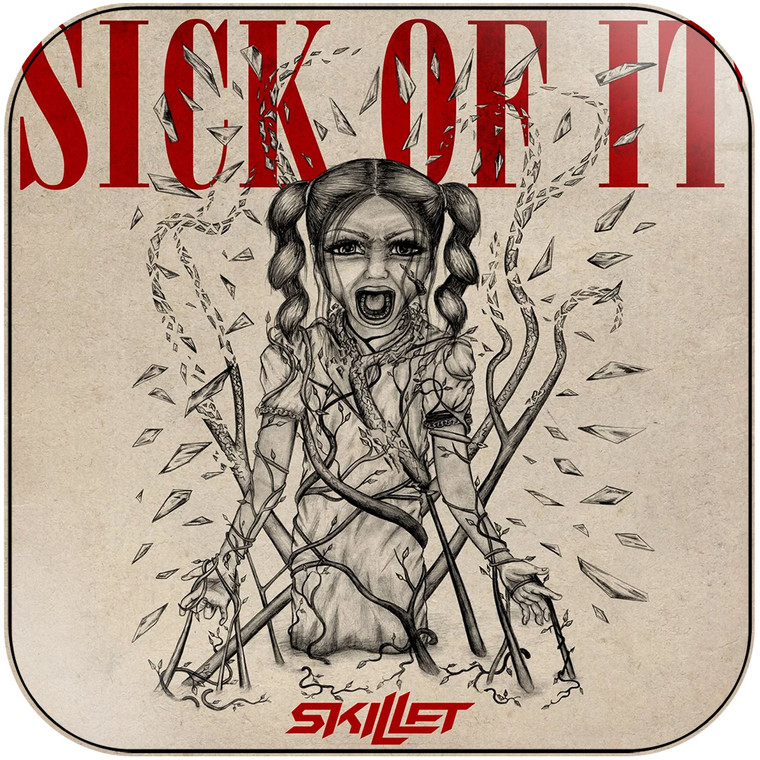 Skillet Sick Of It Album Cover Sticker
