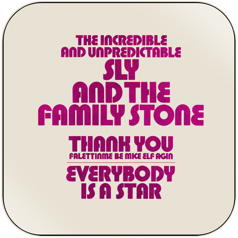 Sly and The Family Stone Thank You Falettinme Be Mice Elf Agin Everybody Is A Star-2 Album Cover Sticker