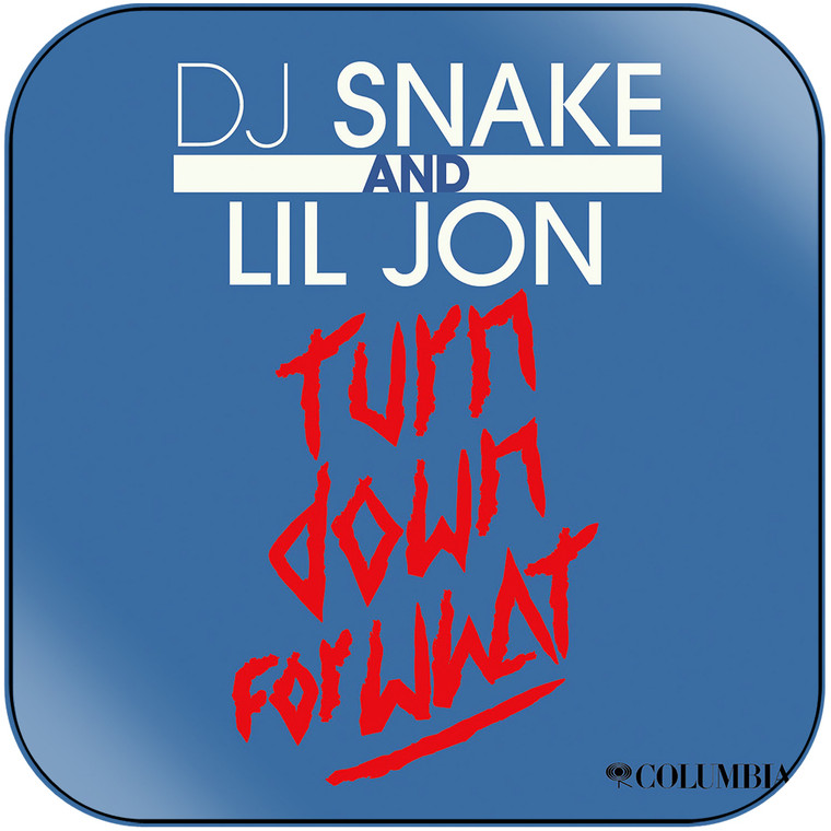 DJ Snake Turn Down For What-1 Album Cover Sticker