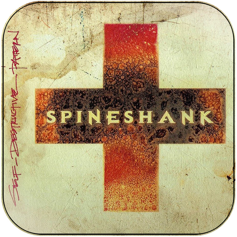 Spineshank Self Destructive Pattern Album Cover Sticker