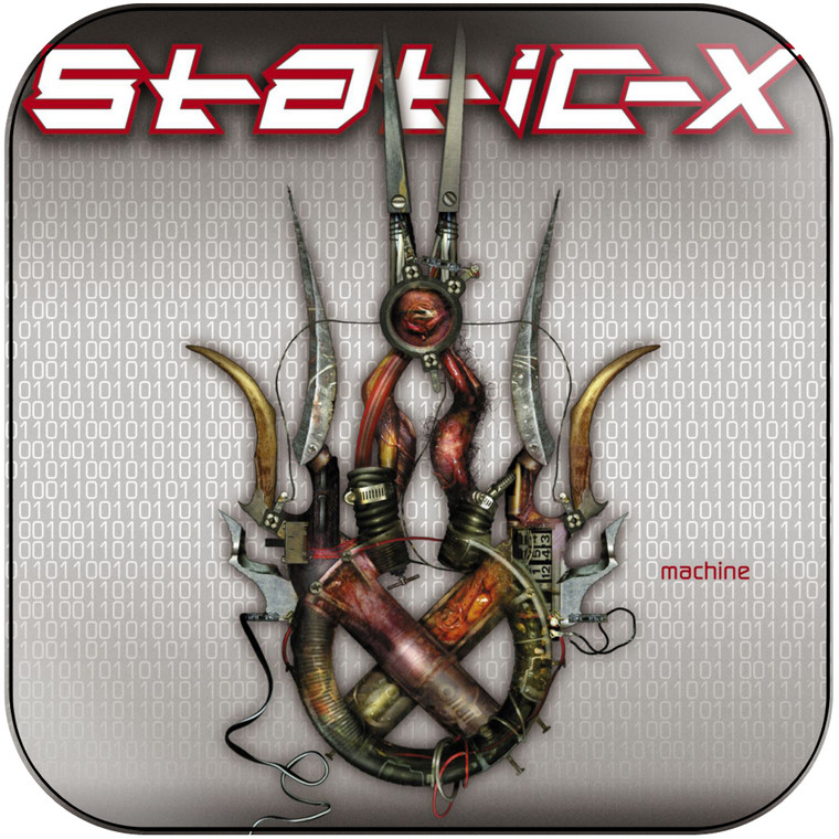 Static-X Machine Album Cover Sticker
