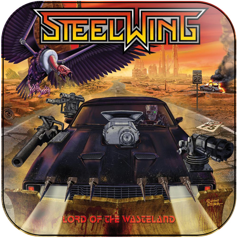 Steelwing Lord Of The Wasteland Album Cover Sticker