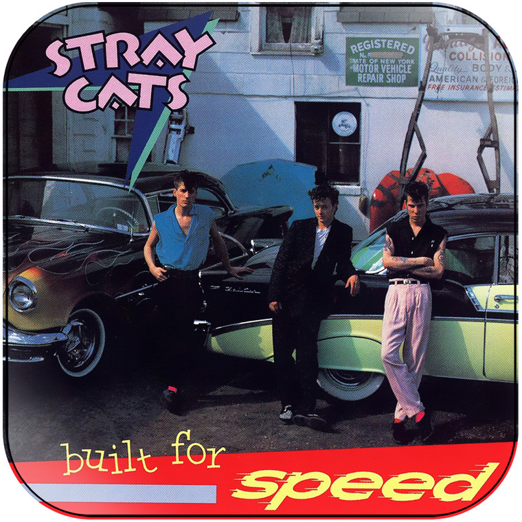 Stray Cats Built For Speed Album Cover Sticker