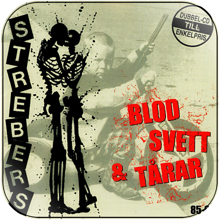 Strebers Blod Svett Trar 85 92 Album Cover Sticker