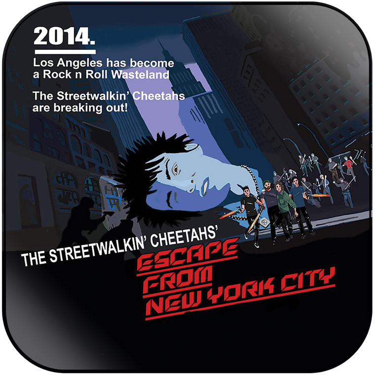 The Streetwalkin Cheetahs Escape From New York City Album Cover Sticker