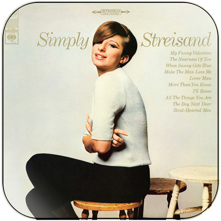 Barbra Streisand Simply Streisand Album Cover Sticker