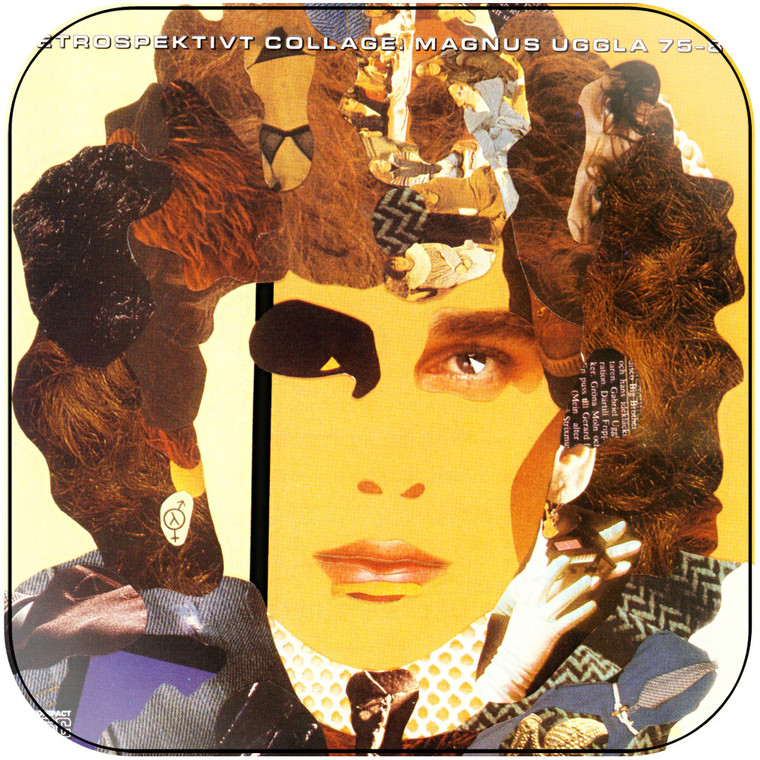 Magnus Uggla Retrospektivt Collage Album Cover Sticker Album Cover Sticker
