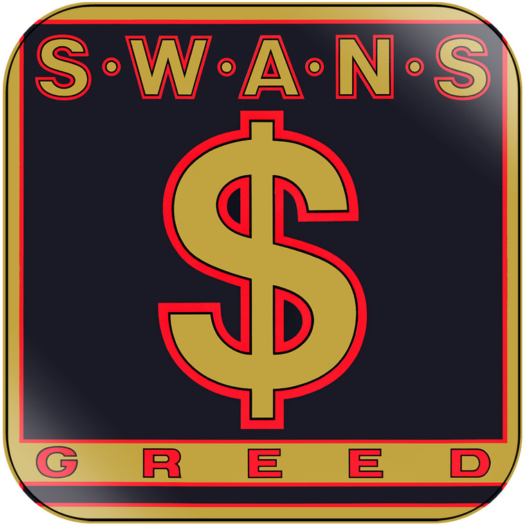 Swans Greed Album Cover Sticker Swans Greed Album Cover Sticker
