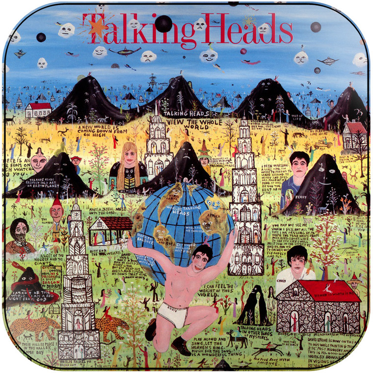 Talking Heads Little Creatures Album Cover Sticker