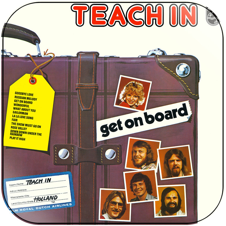 Teach-In Get On Board Album Cover Sticker