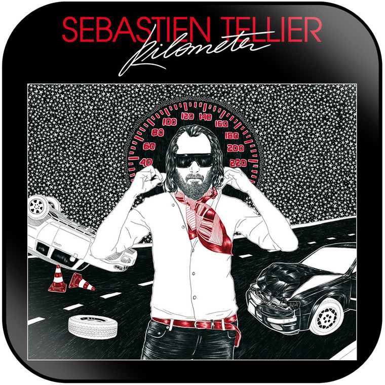 Sebastien Tellier Kilometer Album Cover Sticker