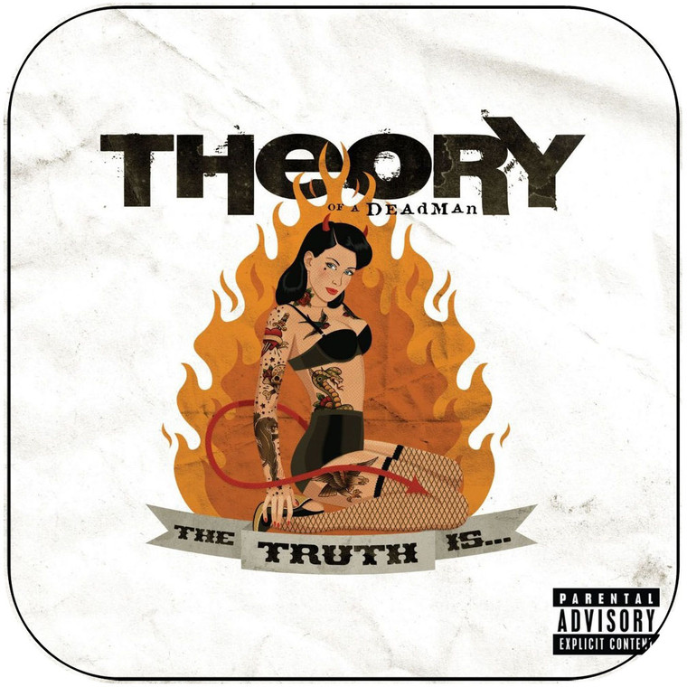 Theory of a Deadman The Truth Is Album Cover Sticker