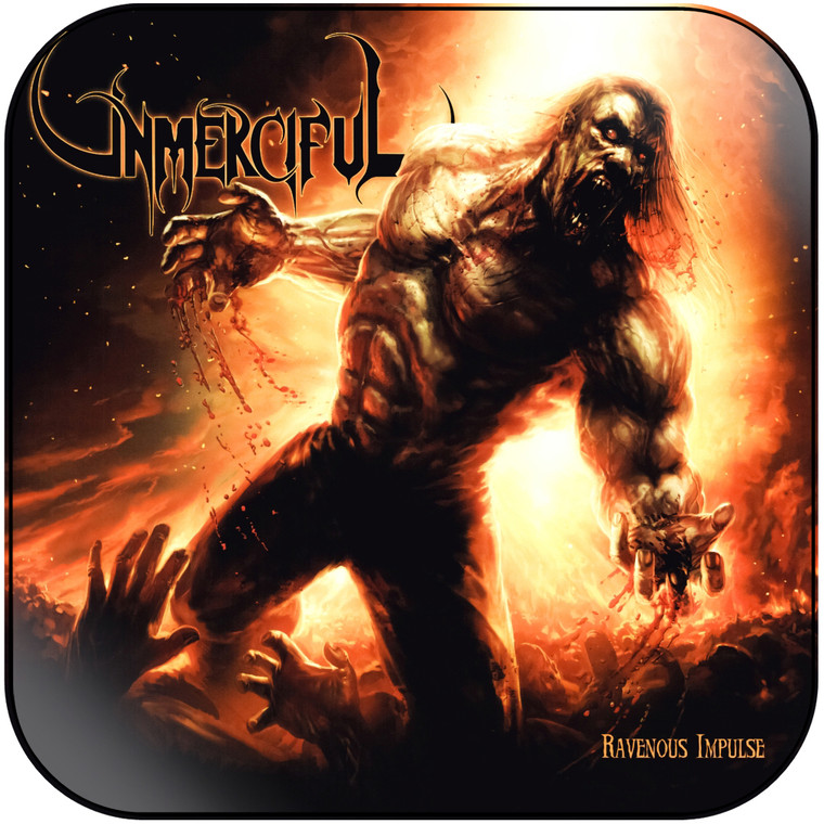 Unmerciful Ravenous Impulse Album Cover Sticker Album Cover Sticker