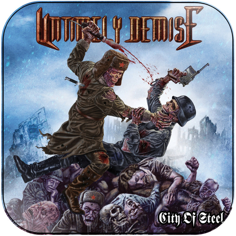 Untimely Demise City Of Steel Album Cover Sticker Album Cover Sticker