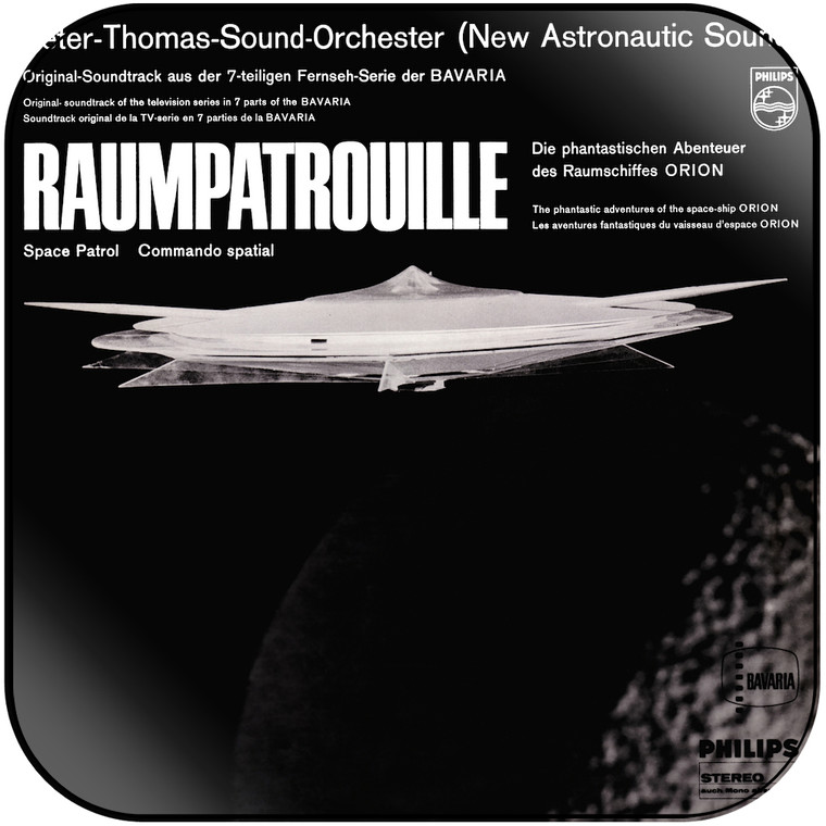 Peter Thomas Sound Orchestra Raumpatrouille Album Cover Sticker