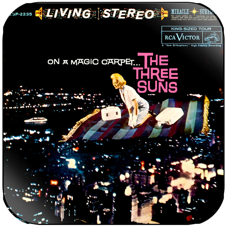 The Three Suns On A Magic Carpet Album Cover Sticker