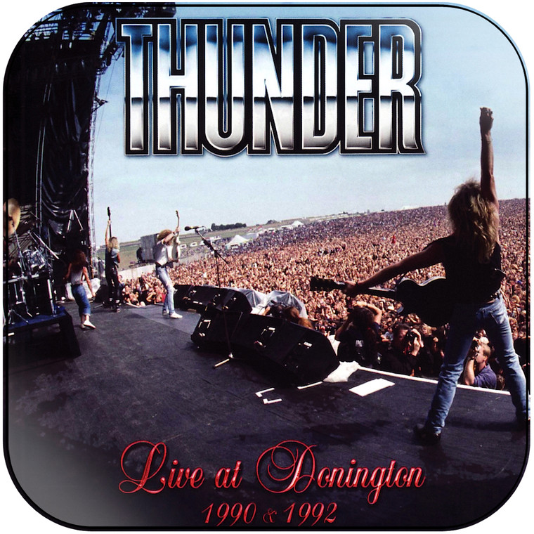 Thunder Live At Donington Monsters Of Rock 1990 Album Cover Sticker