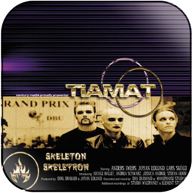 Tiamat Skeleton Skeletron Album Cover Sticker