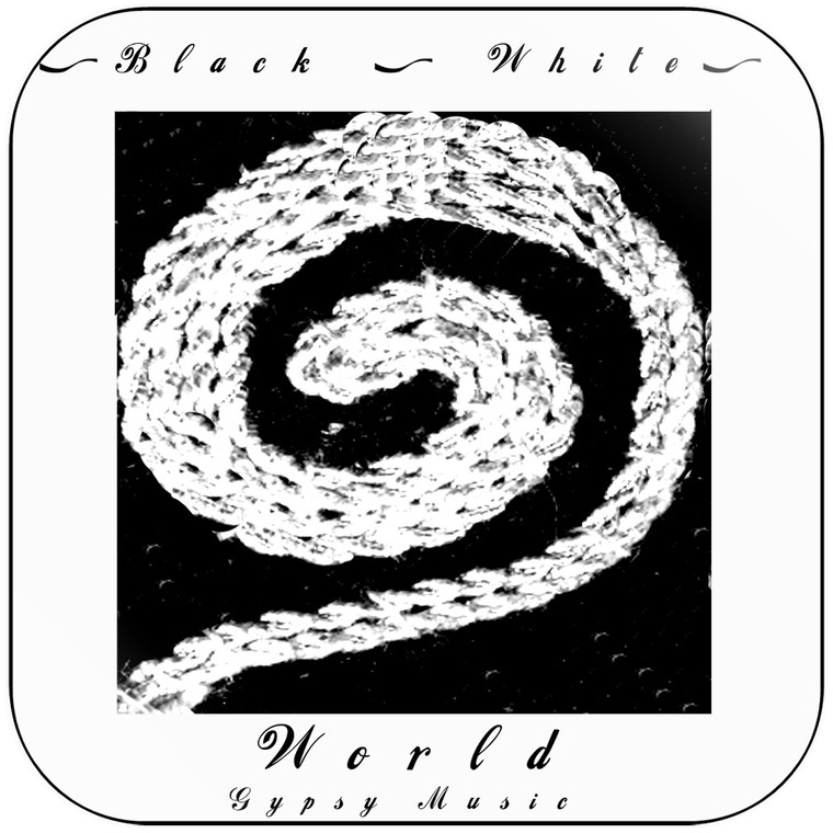 Estas Tonne Black And White World Album Cover Sticker