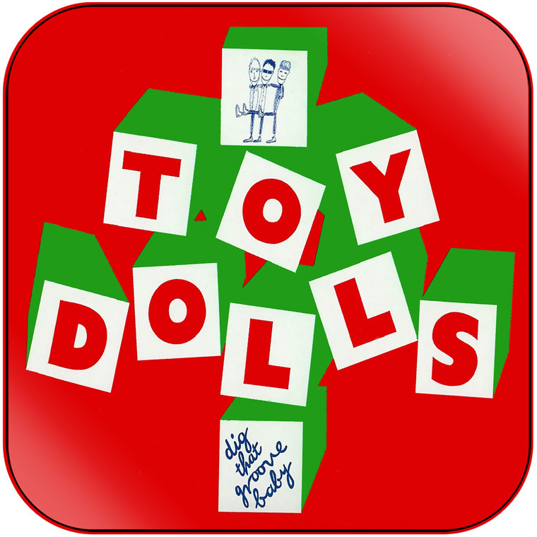 The Toy Dolls Dig That Groove Baby Album Cover Sticker