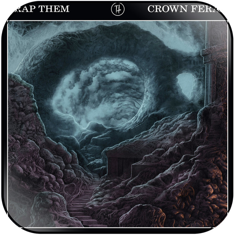 Trap Them Crown Feral Album Cover Sticker