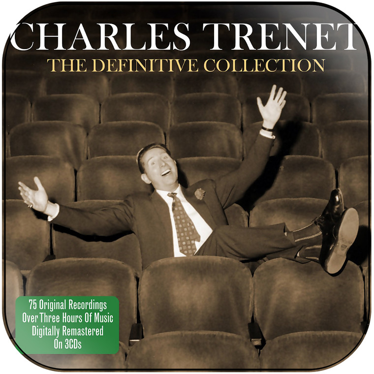 Charles Trenet The Definitive Collection Album Cover Sticker