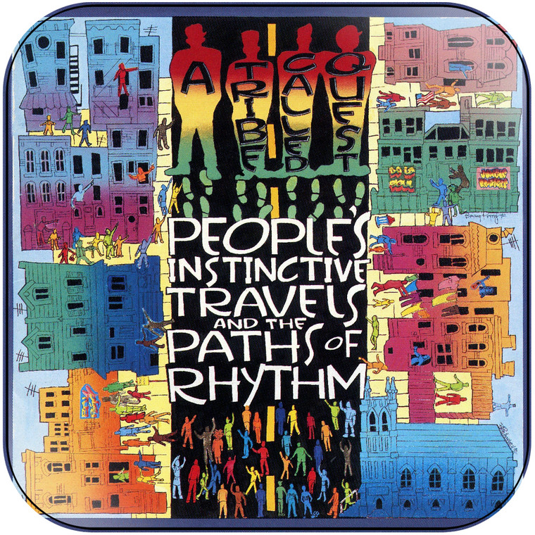 A Tribe Called Quest Peoples Instinctive Travels And The Paths Of Rhythm Album Cover Sticker