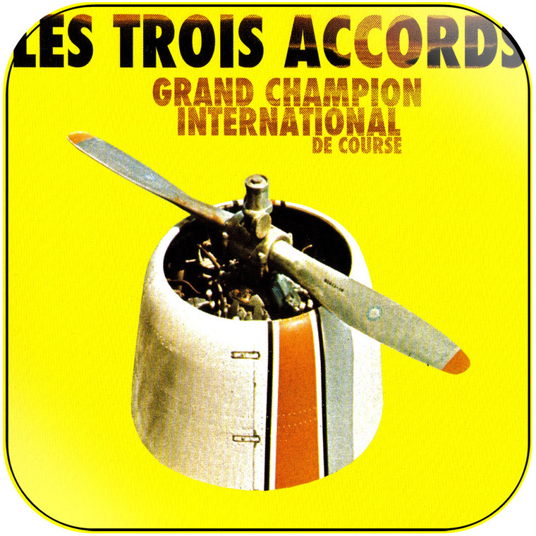 Les Trois Accords Grand Champion International De Course Album Cover Sticker